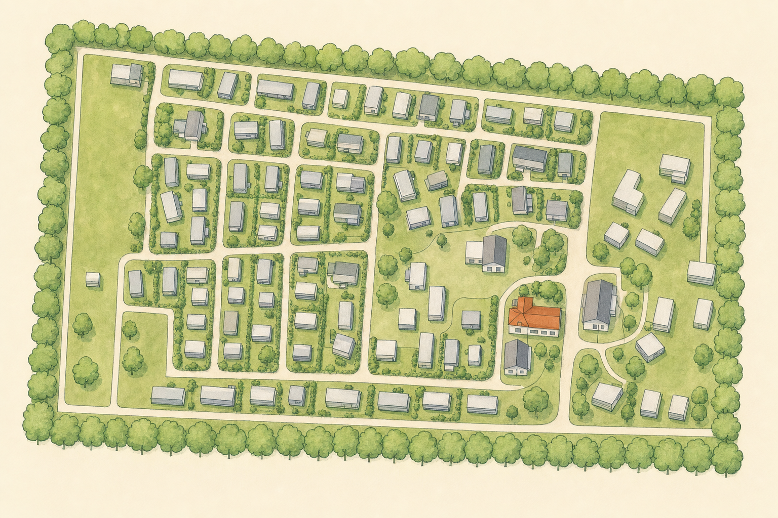 Plattegrond De Halm