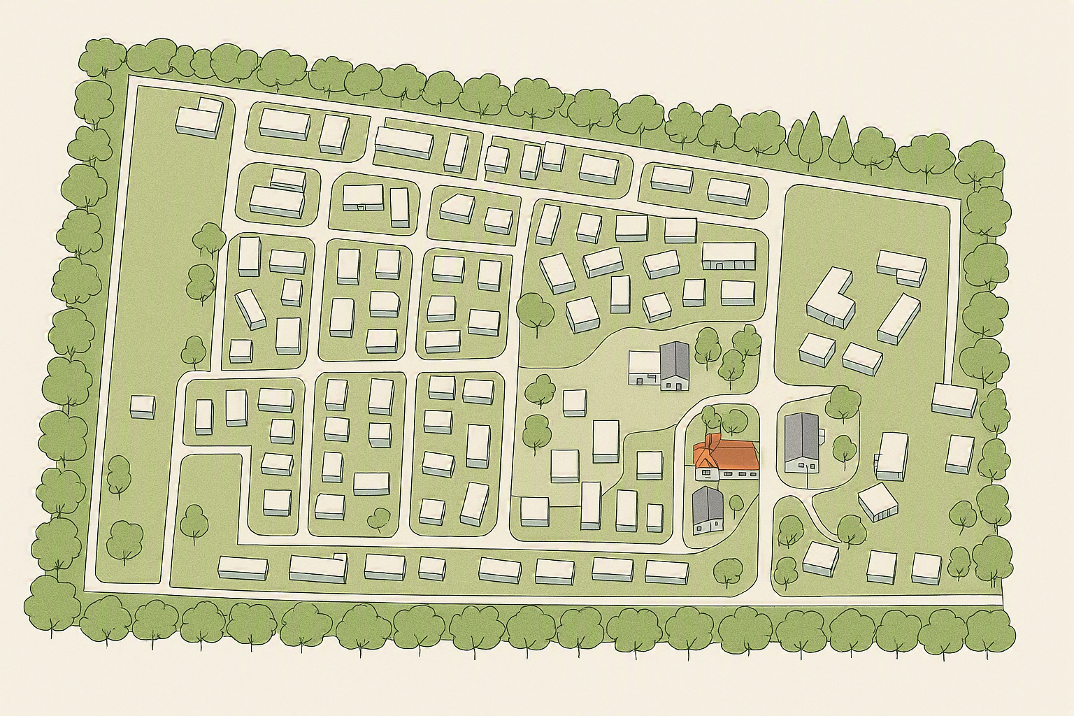Plattegrond De Halm